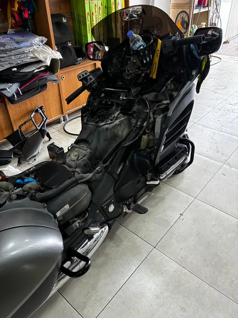 Akman Motor Sivas atölyesinde motosiklet servis ve bakım çalışması 27